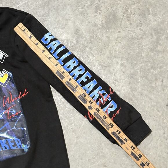 Grayson Threads Kids Sweater Medium AC/DC Hoodie Ballbreaker Tour Black - Picture 5 of 10